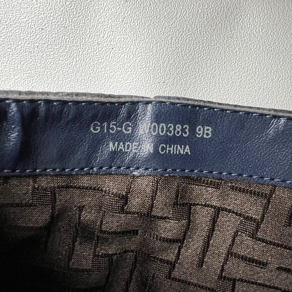 Cole Haan Womens Cassidy Strap Ankle Booties Blue Leather Block Heel size 9 - Picture 16 of 16